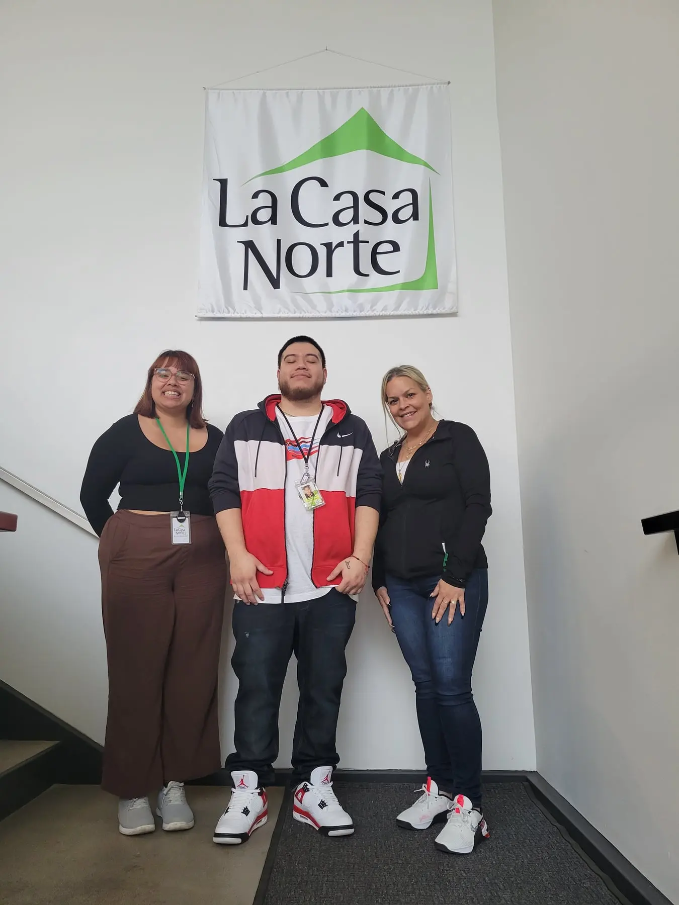 With the team at La Casa Norte